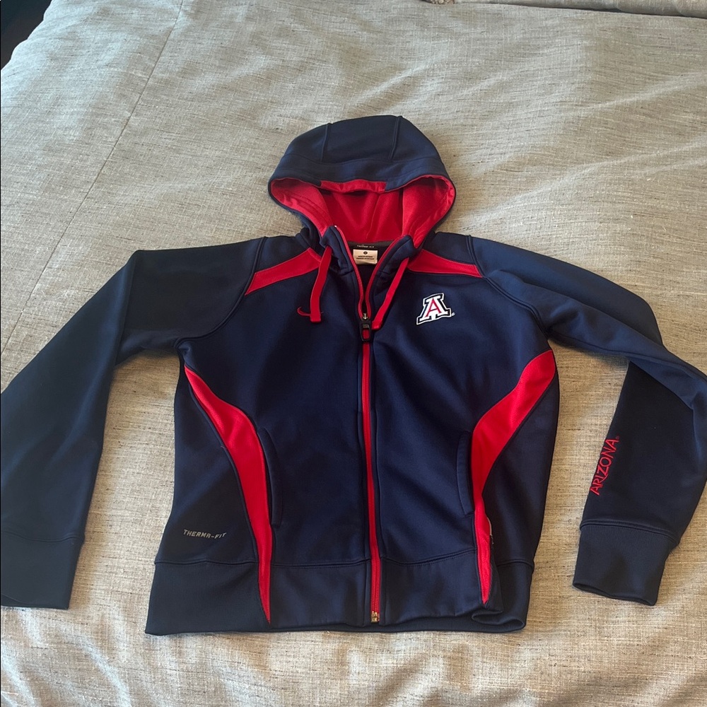 Nike Navy and Red Arizona Wildcats Jacket